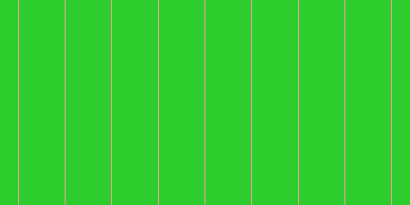 #2dcd2d, #eba393 vertical lines, two pixels wide, eighty-nine pixels apart