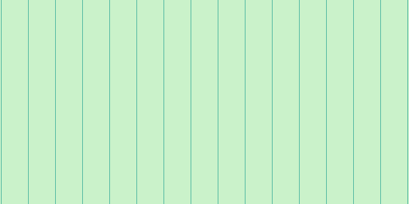 #2dcd2d (25%), #25a393 vertical lines, one pixels wide, fifty-two pixels apart