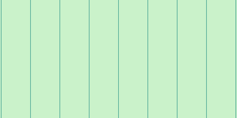#2dcd2d (25%), #46a393 vertical lines, two pixels wide, ninety-seven pixels apart
