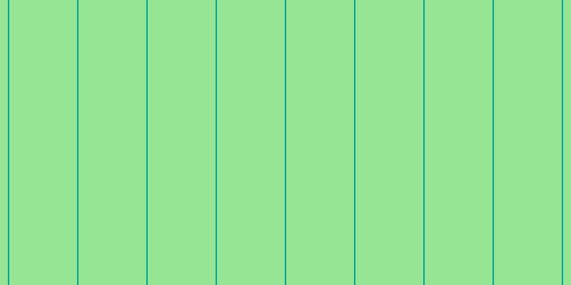 #2dcd2d (50%), #04a393 vertical lines, two pixels wide, ninety-five pixels apart