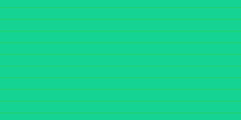 #2dcd4e, #15d393 horizontal lines, thirty-seven pixels wide, two pixels apart