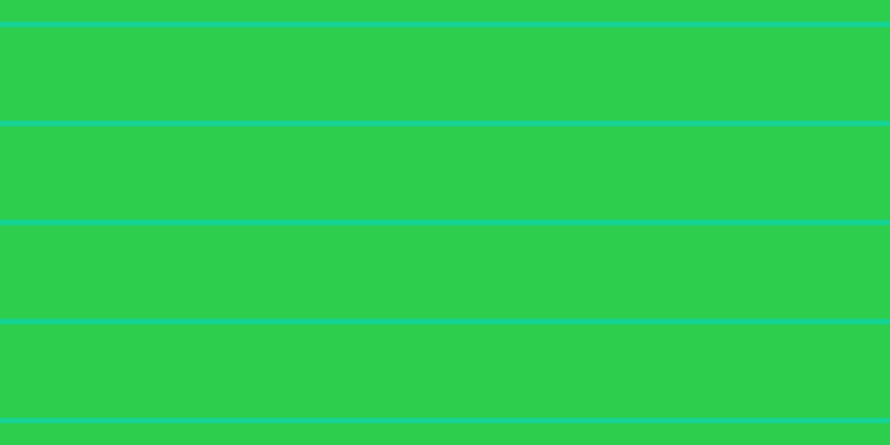 #2dcd4e, #15d393 horizontal lines, five pixels wide, eighty-four pixels apart