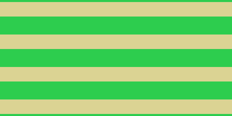 #2dcd4e, #dbd393 horizontal lines, fifty pixels wide, sixty-two pixels apart