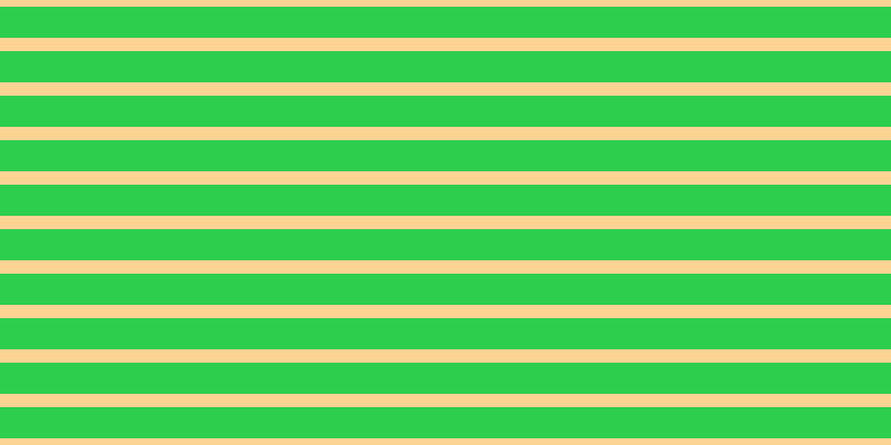 #2dcd4e, #fcd393 horizontal lines, twelve pixels wide, twenty-eight pixels apart