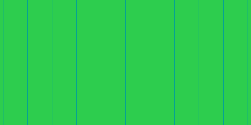 #2dcd4e, #04a393 vertical lines, two pixels wide, seventy-six pixels apart