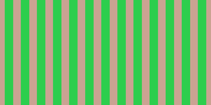 #2dcd4e, #caa393 vertical lines, twenty-nine pixels wide, thirty-two pixels apart