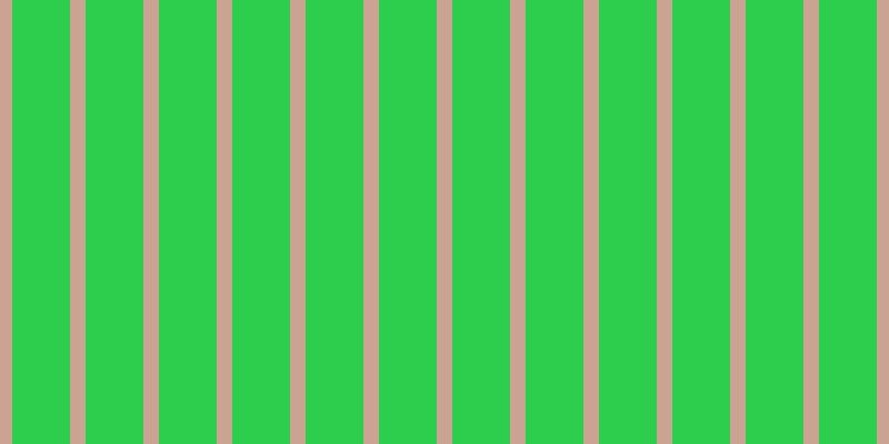 #2dcd4e, #caa393 vertical lines, fourteen pixels wide, fifty-two pixels apart