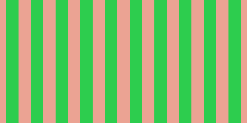 #2dcd4e, #eba393 vertical lines, forty pixels wide, forty pixels apart