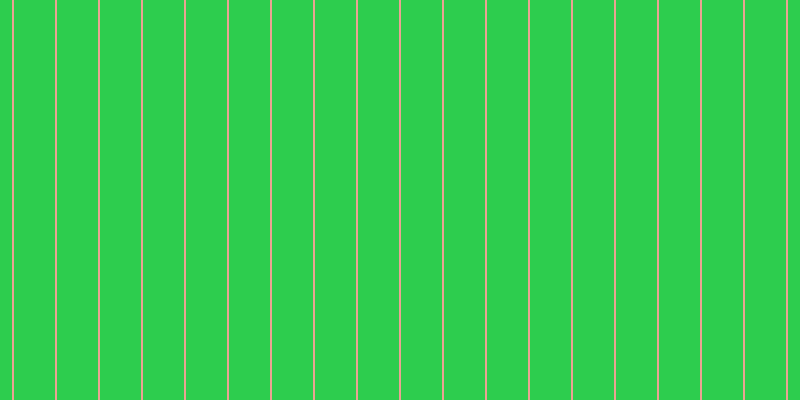#2dcd4e, #eba393 vertical lines, two pixels wide, forty-one pixels apart