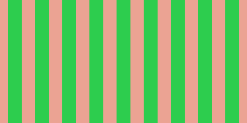 #2dcd4e, #eba393 vertical lines, forty-three pixels wide, forty-five pixels apart
