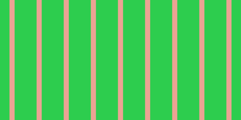 #2dcd4e, #eba393 vertical lines, seventeen pixels wide, seventy-three pixels apart