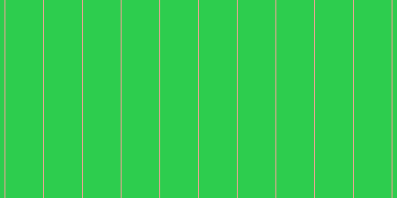 #2dcd4e, #eba393 vertical lines, two pixels wide, seventy-six pixels apart