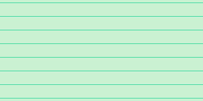 #2dcd4e (25%), #15d393 horizontal lines, two pixels wide, fifty-two pixels apart