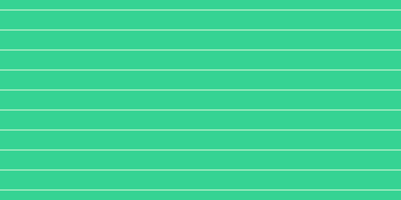 #2dcd4e (25%), #36d393 horizontal lines, thirty-eight pixels wide, two pixels apart