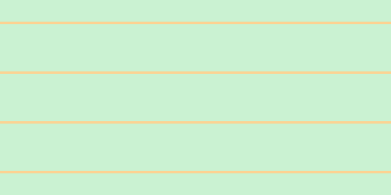 #2dcd4e (25%), #fcd393 horizontal lines, five pixels wide, ninety-seven pixels apart