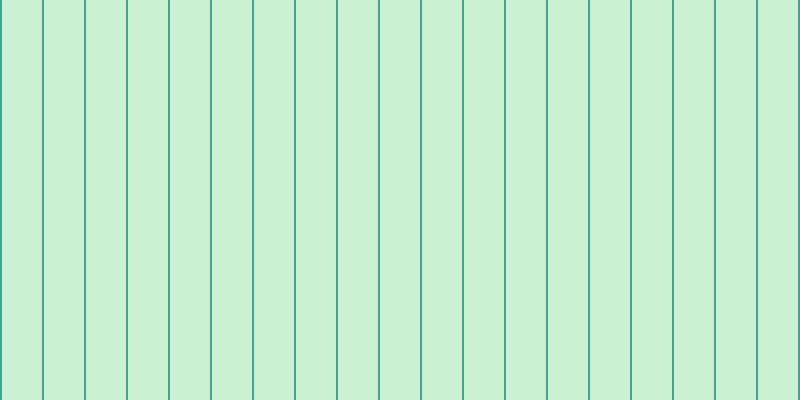 #2dcd4e (25%), #46a393 vertical lines, two pixels wide, forty pixels apart