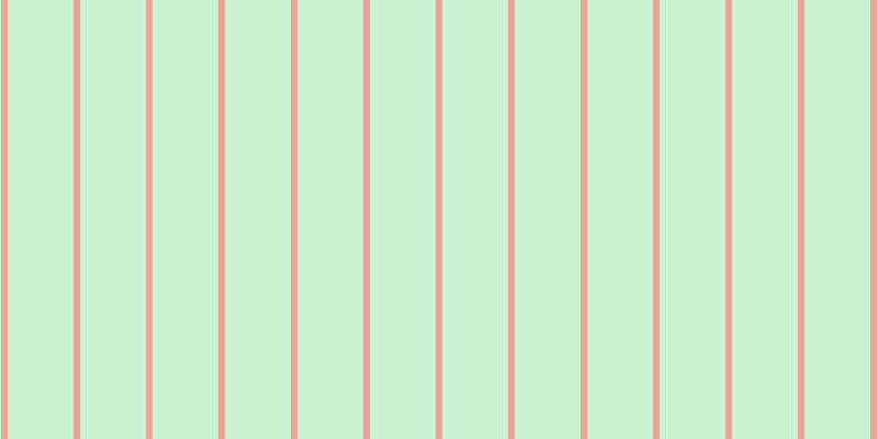 #2dcd4e (25%), #eba393 vertical lines, six pixels wide, sixty pixels apart