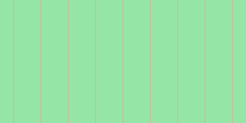 #2dcd4e (50%), #eba393 vertical lines, two pixels wide, eighty-seven pixels apart