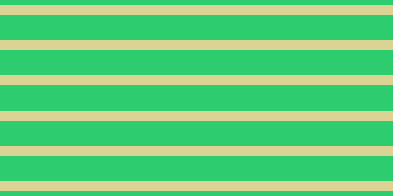#2dcd6f, #dbd393 horizontal lines, twenty pixels wide, fifty-two pixels apart