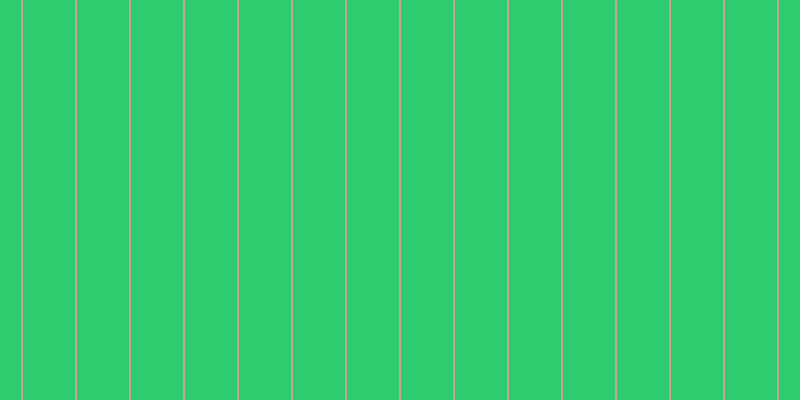 #2dcd6f, #caa393 vertical lines, two pixels wide, fifty-two pixels apart