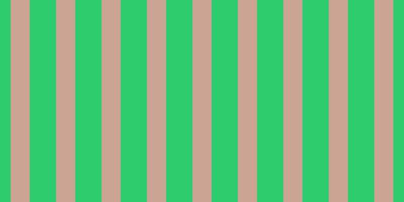 #2dcd6f, #caa393 vertical lines, thirty-eight pixels wide, fifty-two pixels apart