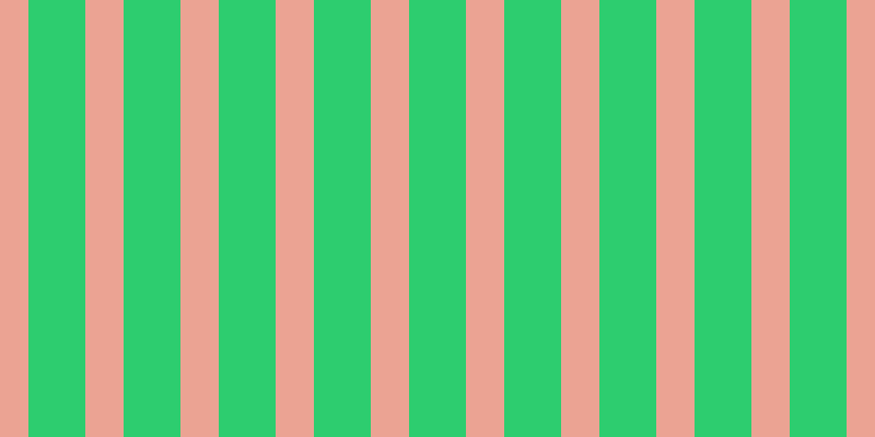 #2dcd6f, #eba393 vertical lines, thirty-five pixels wide, fifty-two pixels apart