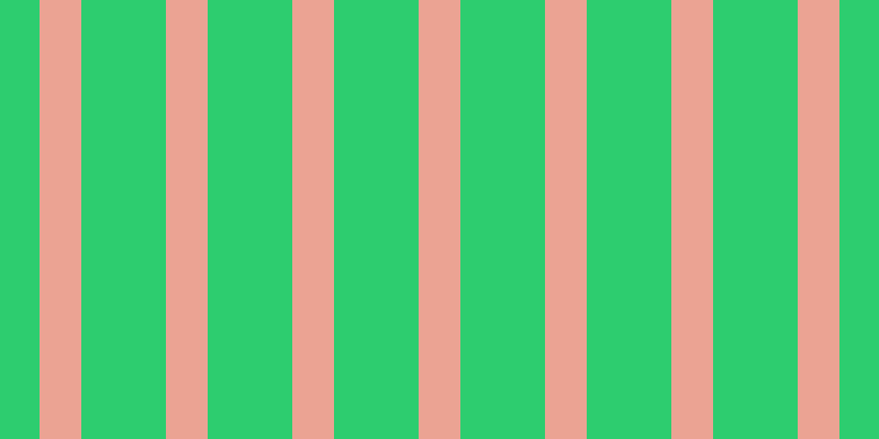 #2dcd6f, #eba393 vertical lines, thirty-eight pixels wide, seventy-seven pixels apart