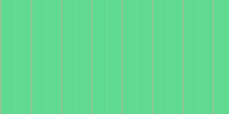 #2dcd6f (75%), #eba393 vertical lines, one pixels wide, fifty-two pixels apart