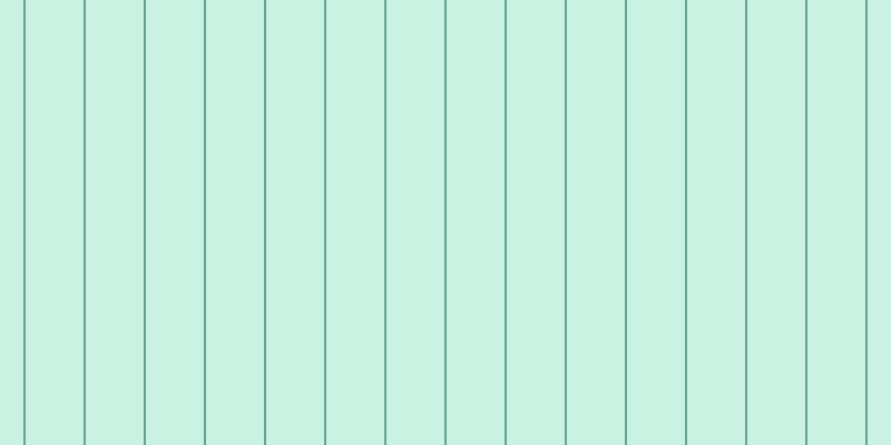 #2dcd90 (25%), #67a393 vertical lines, two pixels wide, fifty-two pixels apart