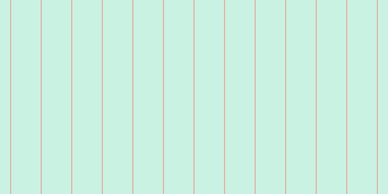 #2dcd90 (25%), #eba393 vertical lines, two pixels wide, sixty-one pixels apart