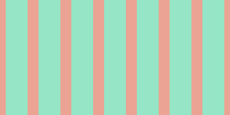 #2dcd90 (50%), #eba393 vertical lines, thirty-eight pixels wide, seventy-six pixels apart