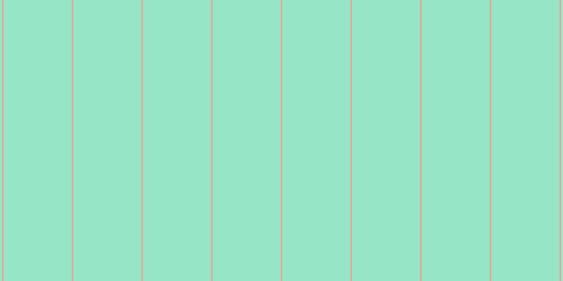 #2dcd90 (50%), #eba393 vertical lines, two pixels wide, ninety-seven pixels apart