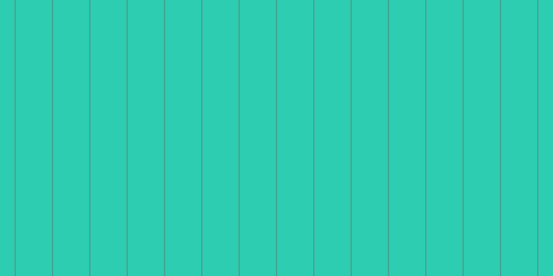 #2dcdb1, #46a393 vertical lines, two pixels wide, fifty-two pixels apart