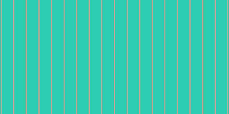 #2dcdb1, #caa393 vertical lines, four pixels wide, forty pixels apart