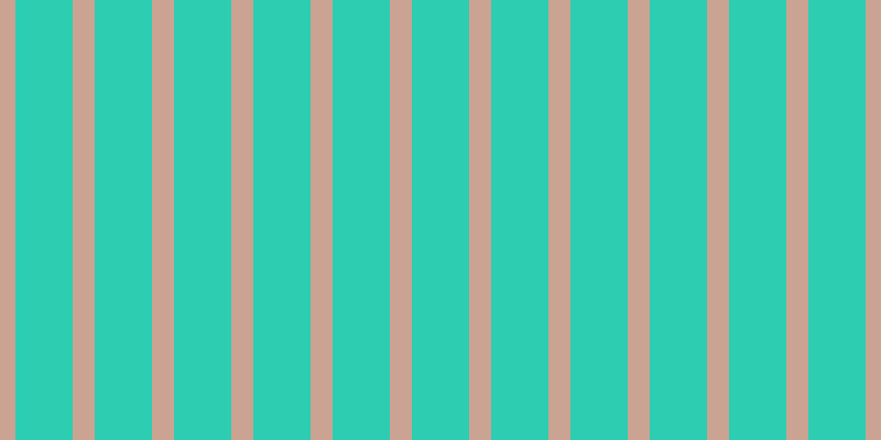 #2dcdb1, #caa393 vertical lines, twenty pixels wide, fifty-two pixels apart