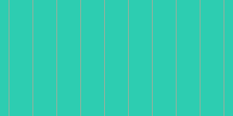 #2dcdb1, #caa393 vertical lines, two pixels wide, eighty pixels apart