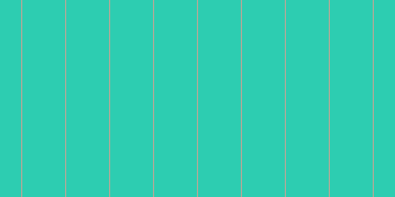 #2dcdb1, #caa393 vertical lines, two pixels wide, eighty-seven pixels apart