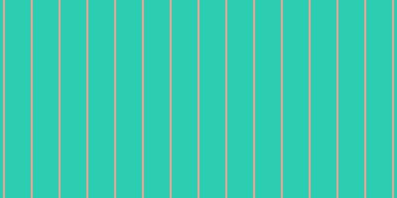 #2dcdb1, #eba393 vertical lines, four pixels wide, fifty-two pixels apart