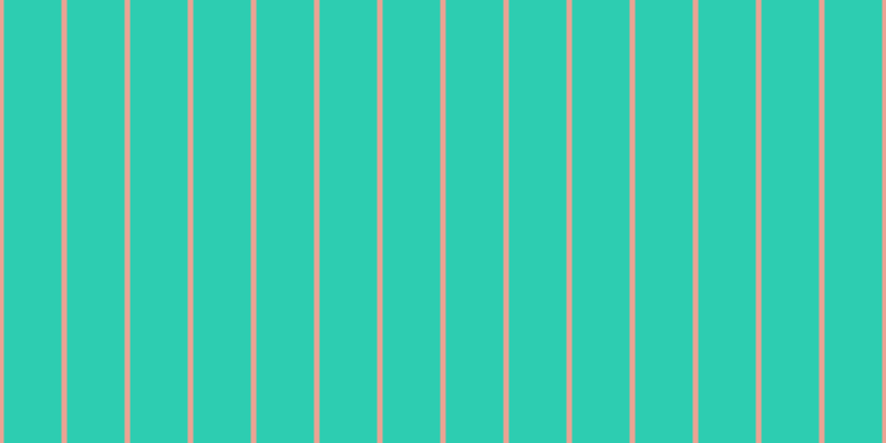 #2dcdb1, #eba393 vertical lines, five pixels wide, fifty-two pixels apart