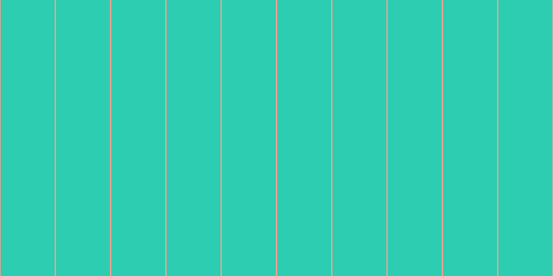 #2dcdb1, #eba393 vertical lines, two pixels wide, seventy-eight pixels apart
