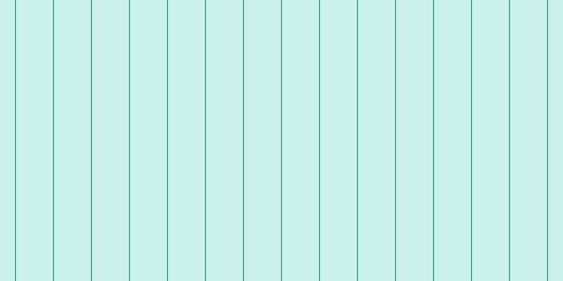 #2dcdb1 (25%), #46a393 vertical lines, two pixels wide, fifty-two pixels apart