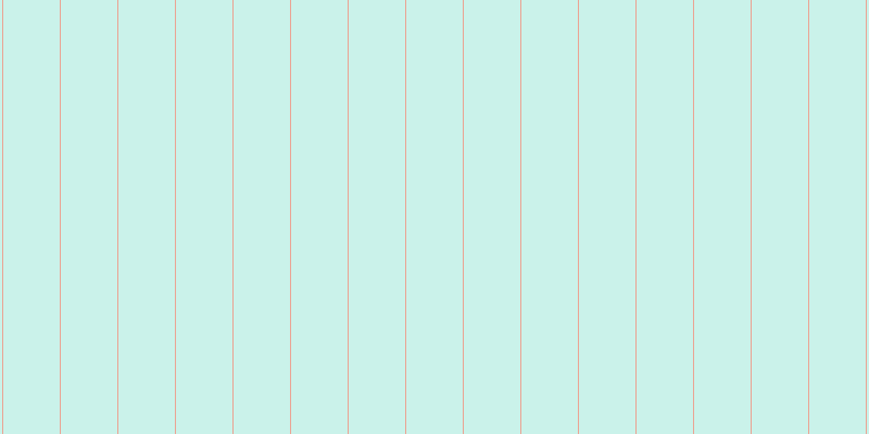 #2dcdb1 (25%), #eba393 vertical lines, one pixels wide, fifty-two pixels apart