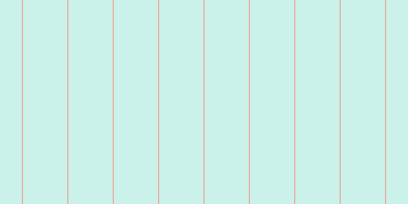#2dcdb1 (25%), #eba393 vertical lines, two pixels wide, eighty-seven pixels apart