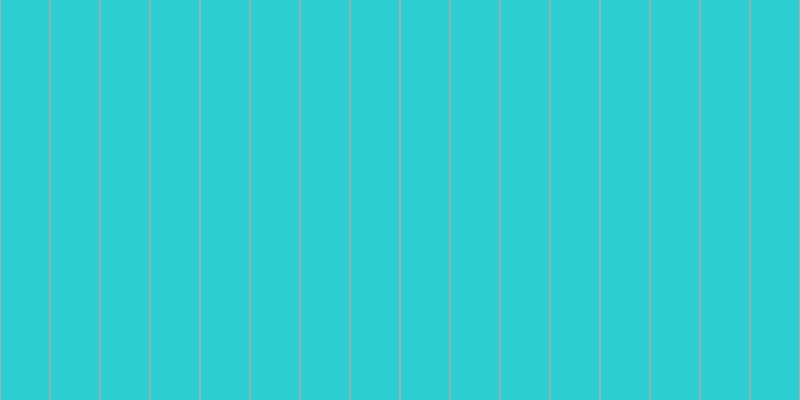#2dcdd2, #eba393 vertical lines, one pixels wide, forty-nine pixels apart