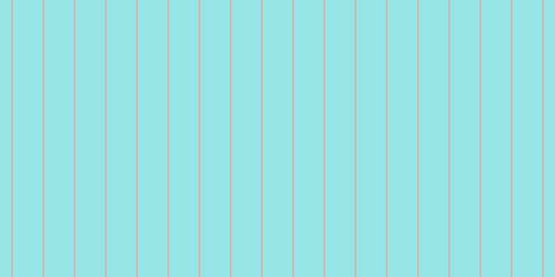 #2dcdd2 (50%), #eba393 vertical lines, two pixels wide, forty-three pixels apart