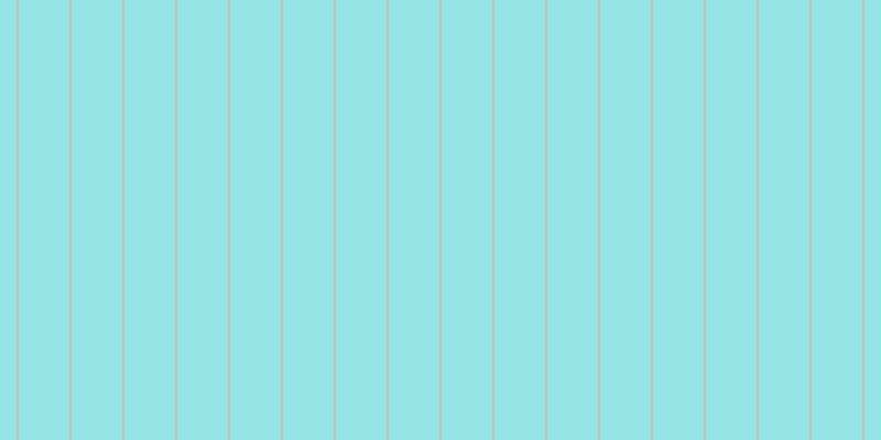 #2dcdd2 (50%), #eba393 vertical lines, one pixels wide, forty-seven pixels apart