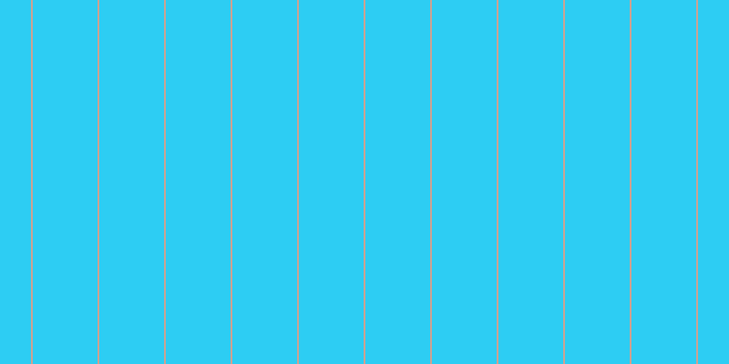 #2dcdf3, #caa393 vertical lines, two pixels wide, seventy-one pixels apart