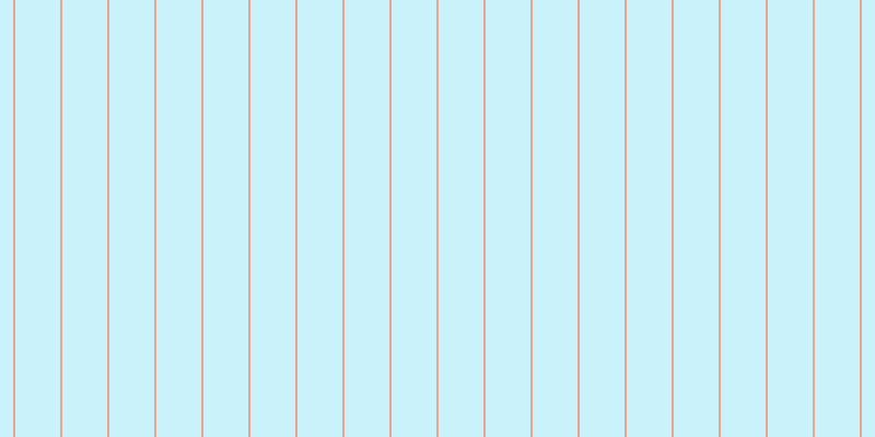 #2dcdf3 (25%), #eba393 vertical lines, two pixels wide, forty-one pixels apart