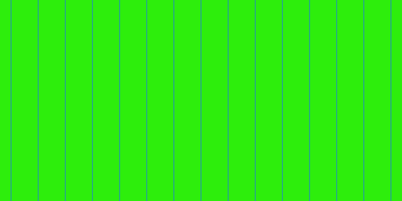 #2dee0c, #25a393 vertical lines, two pixels wide, fifty-two pixels apart