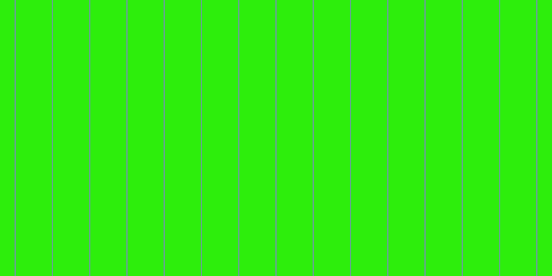 #2dee0c, #67a393 vertical lines, two pixels wide, fifty-two pixels apart
